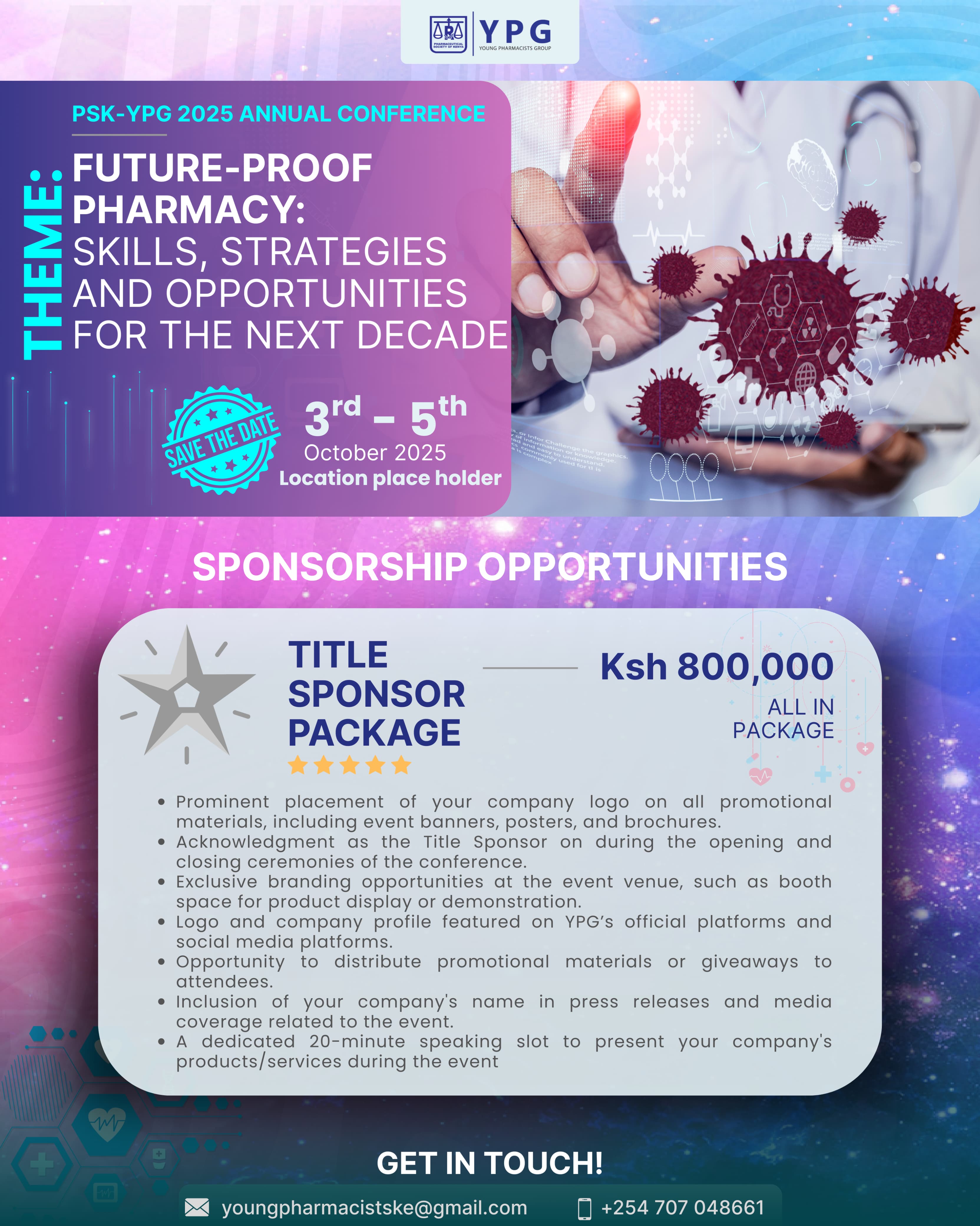 Title Sponsor Flyer
